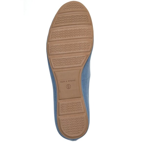 Sun + Stone Eliana Wide Width Ballet Flats Blue Size 11 $59 - Picture 3 of 4